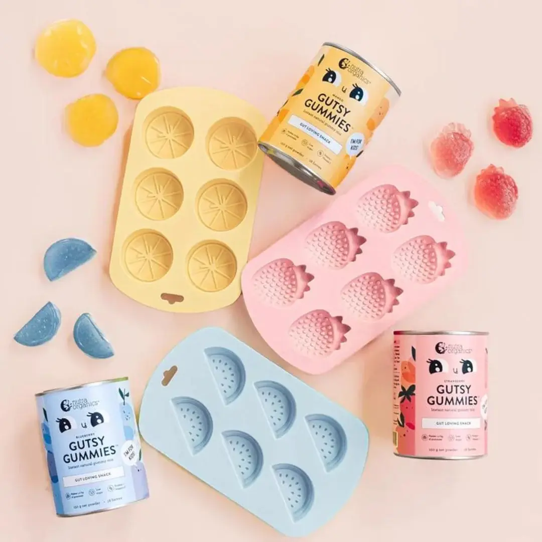 Nutra Organics - Gummy Moulds 3pack