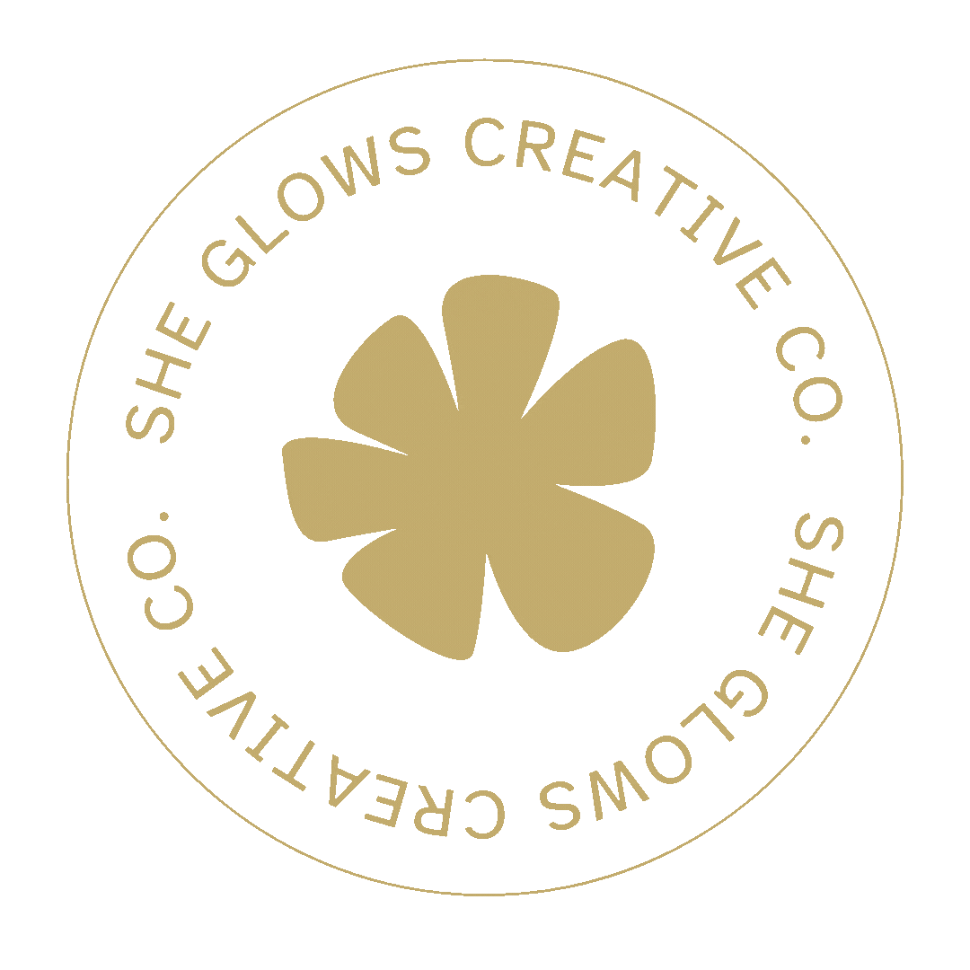 She Glows Creative Co. | Luxury Branding + Stunning Website Design