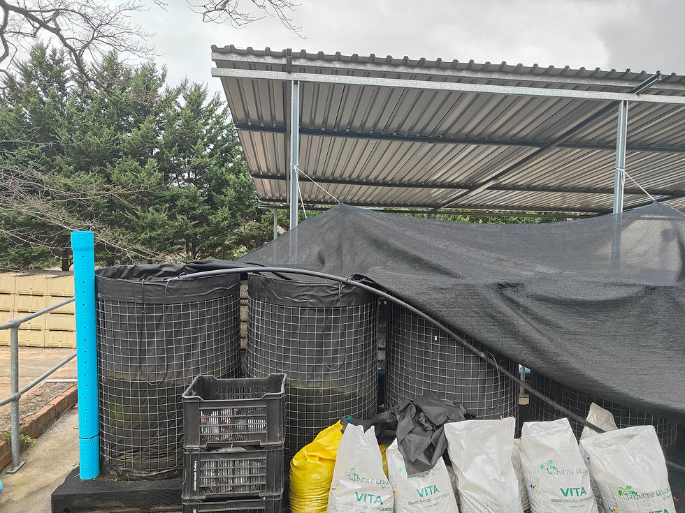 Bio-reactors at Stark-Conde Wine Estate in Stellenbosch