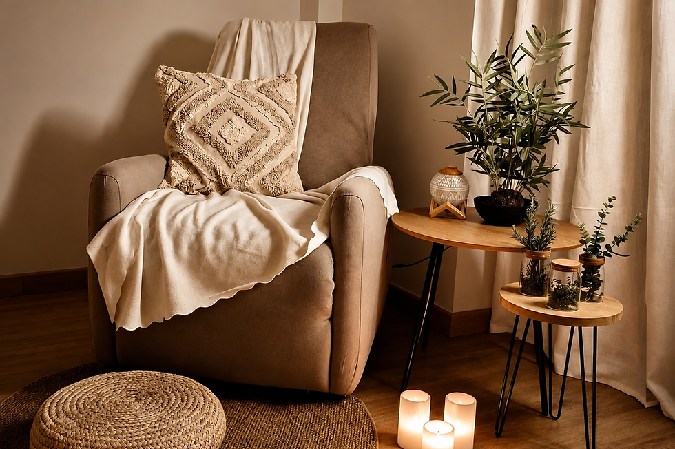 Sala privada de masajes de Kora Relax Massage en Málaga