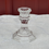 Thumbnail: Glass Candlestick Holders Octagon Bottom 4"
