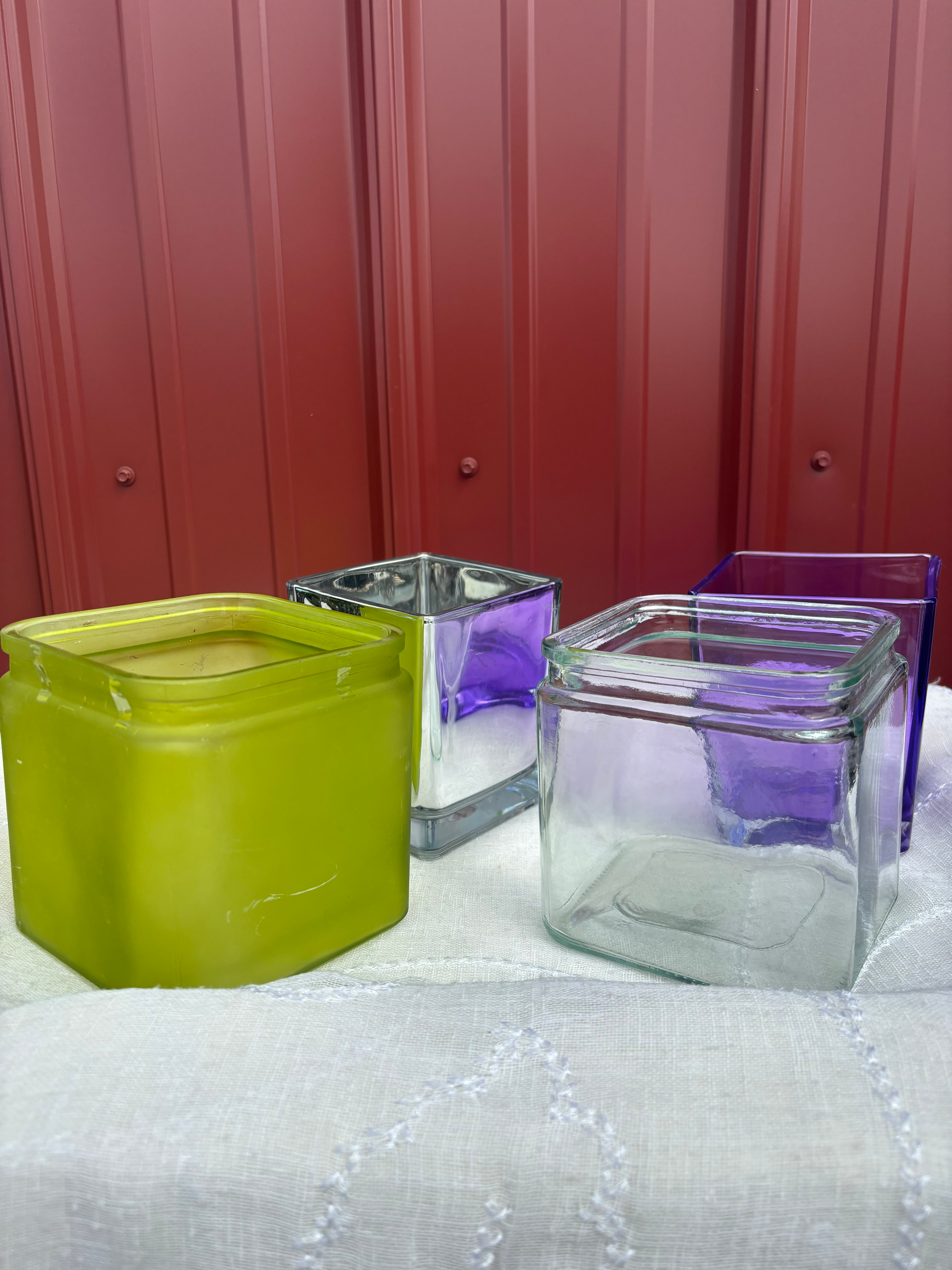 Variety of Square Vase