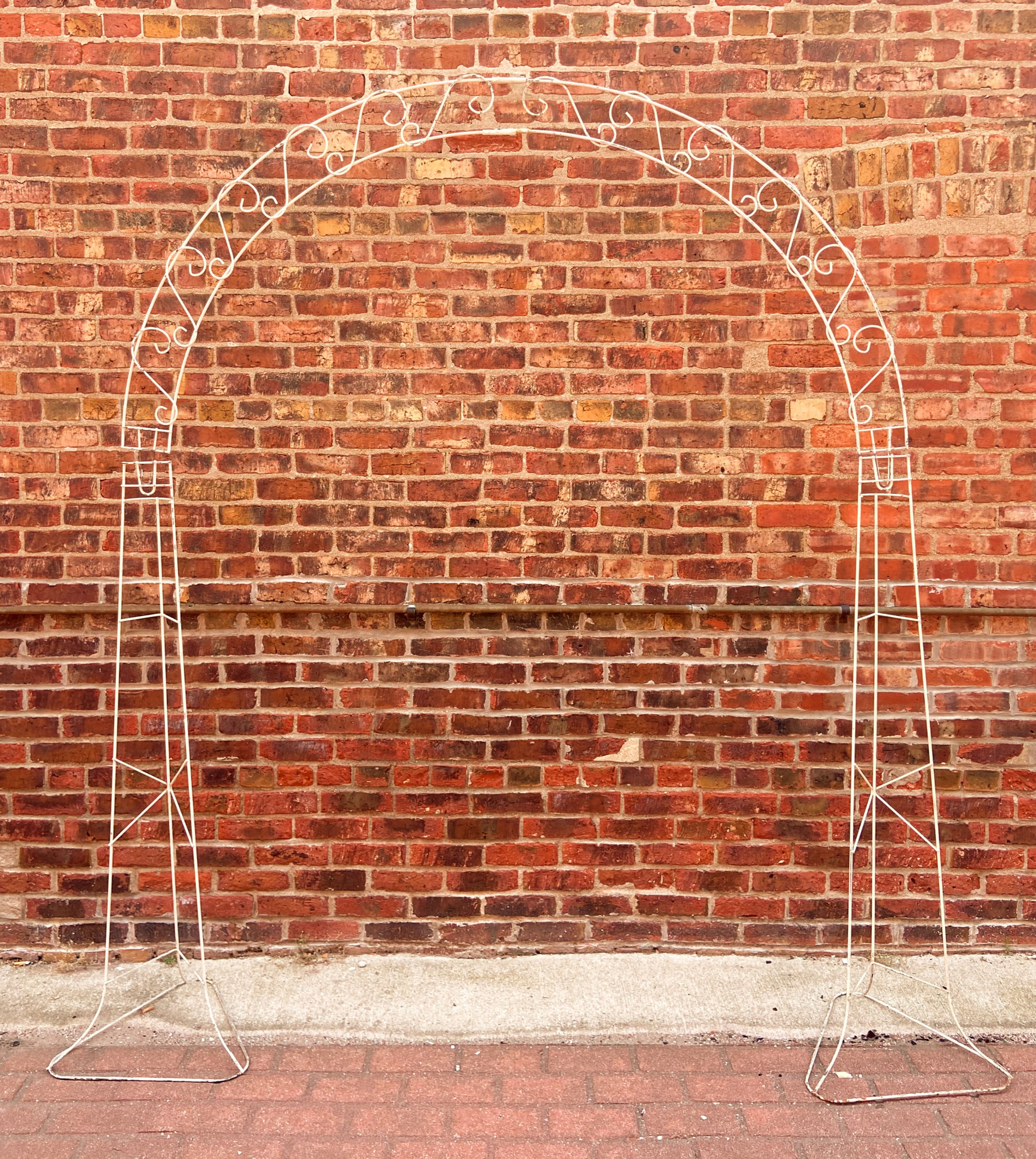 White Iron Antique Arch