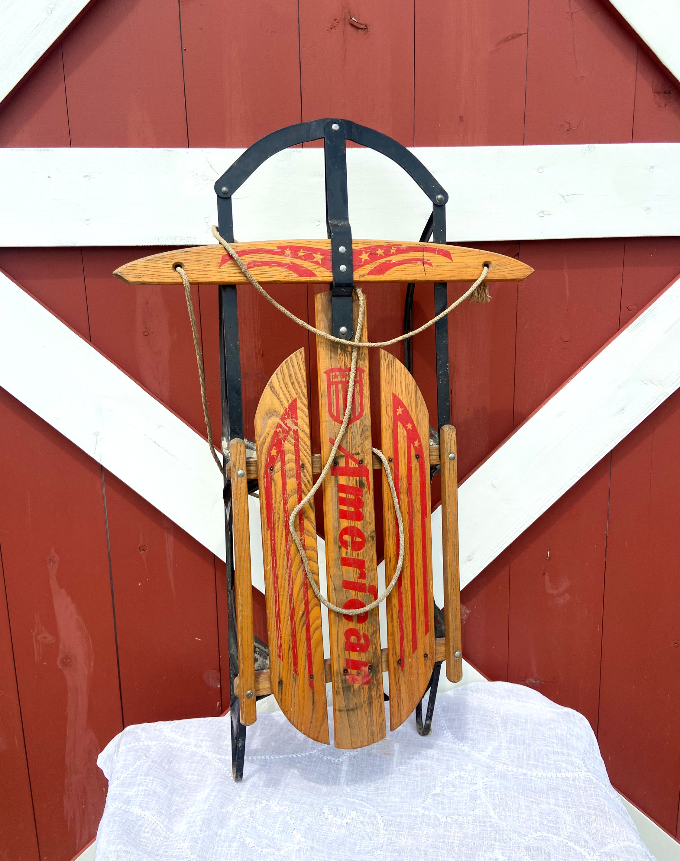 Finished Antique American Sled