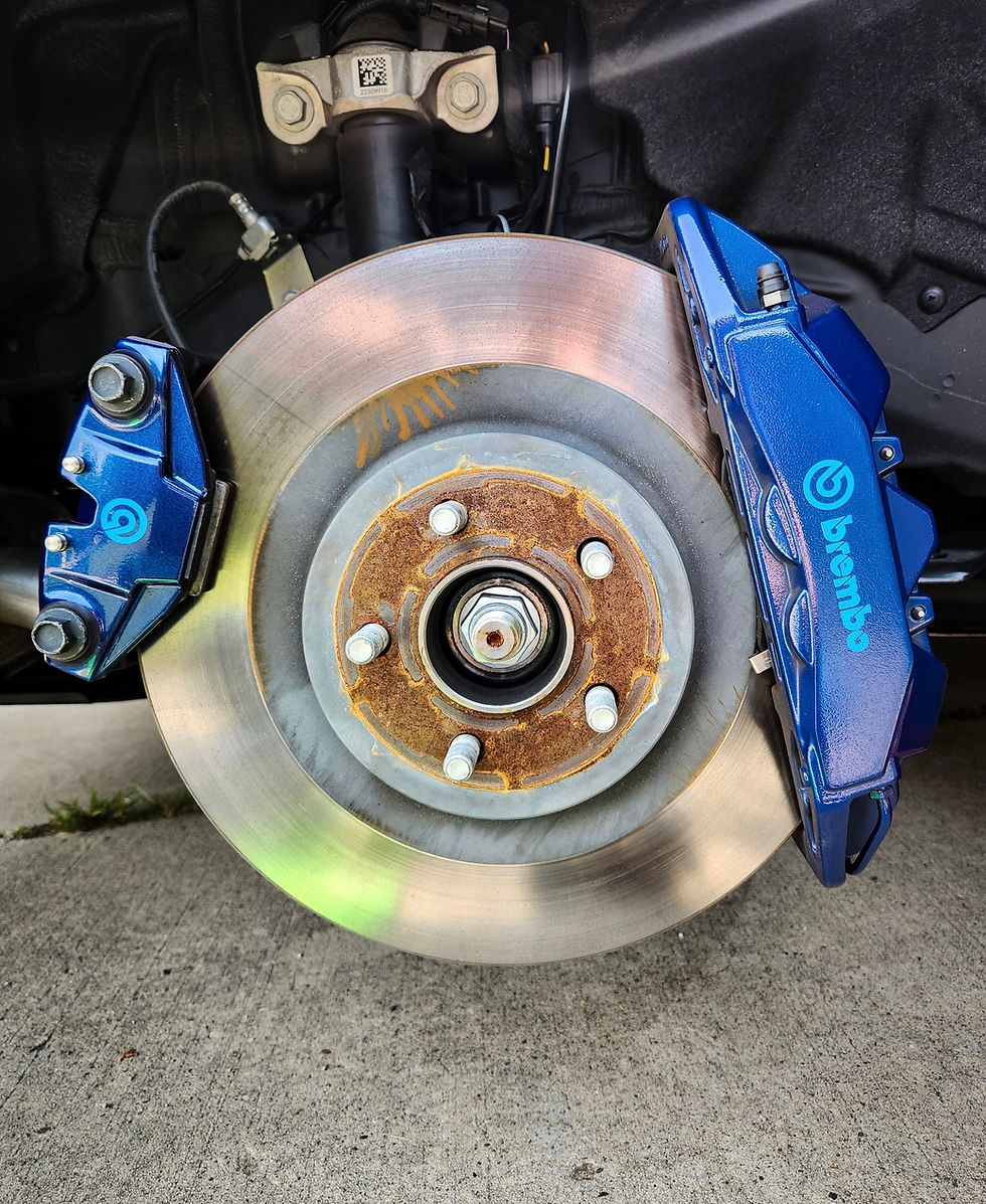 Thumbnail: S650 Mustang E-brake caliper overlays
