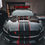 Thumbnail: Front view of S550 GT350 Mustang with OEM spec vinyl stripe kit