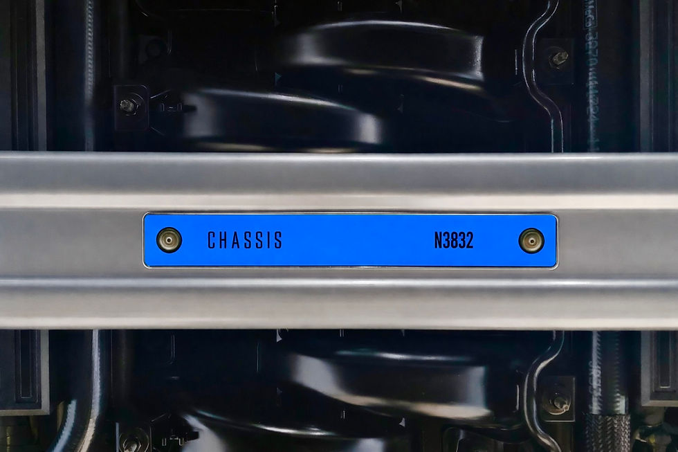 Thumbnail: S550 M1 strut brace vinyl overlay in Grabber Blue