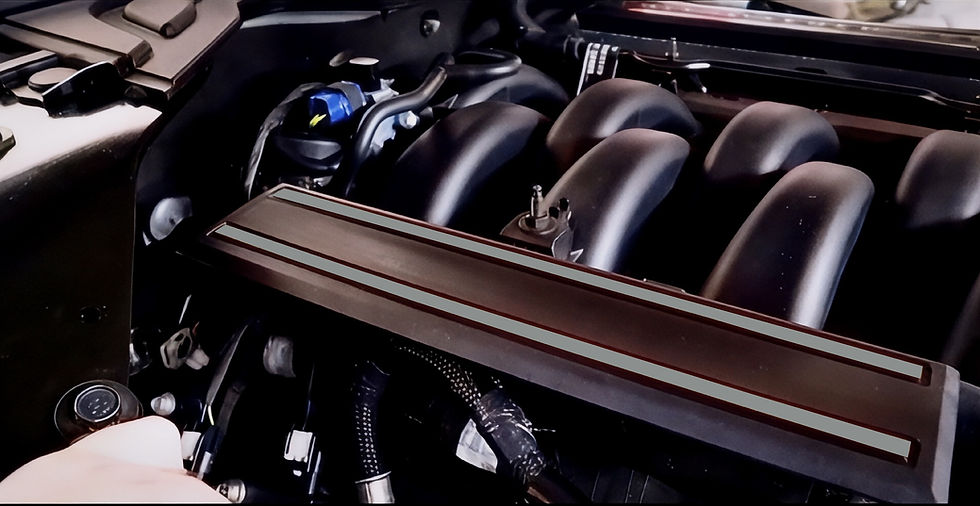 S550 M1 fuel rail cover overlays in fighter jet gray
