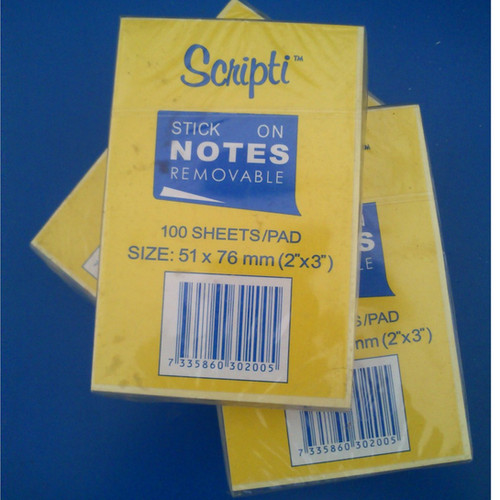 Scripti Stick On Note - 2