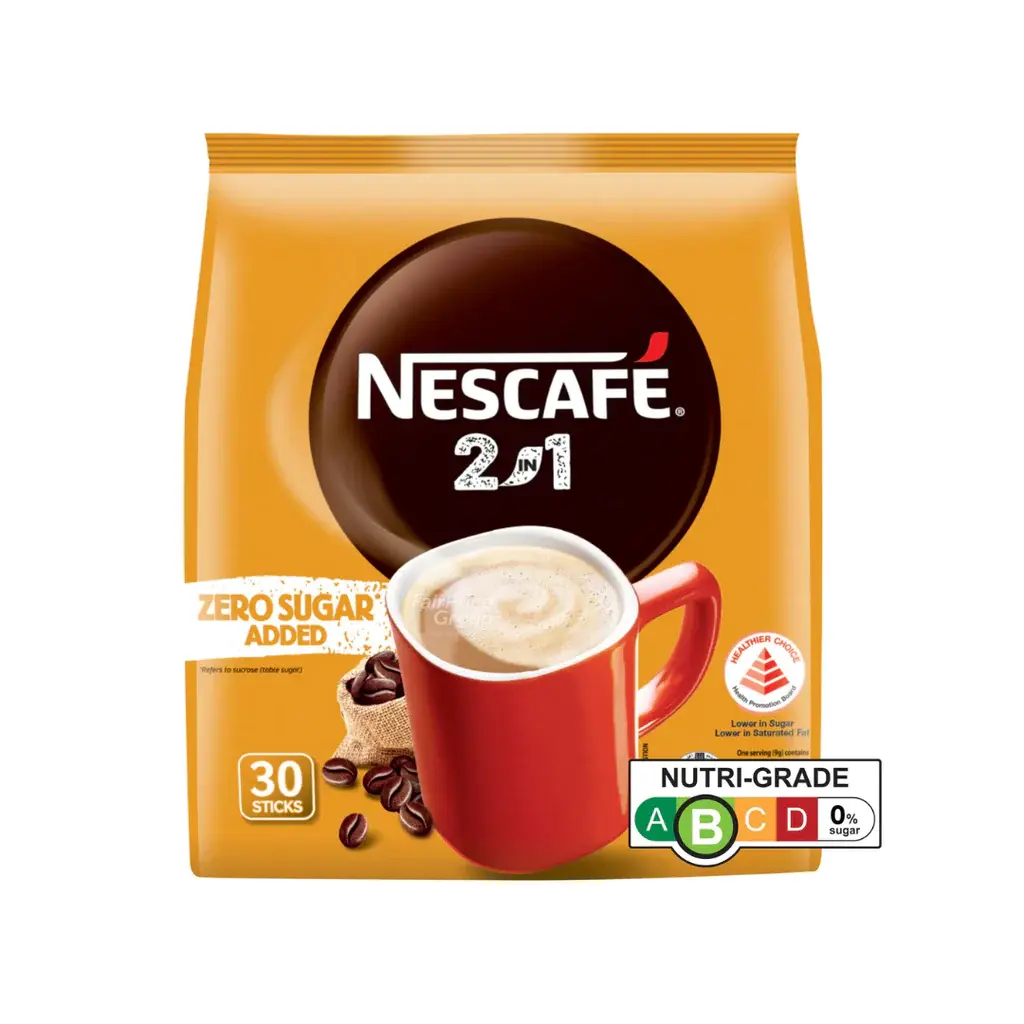 Nescafe 2 in 1 Coffee Original Zero Sugar