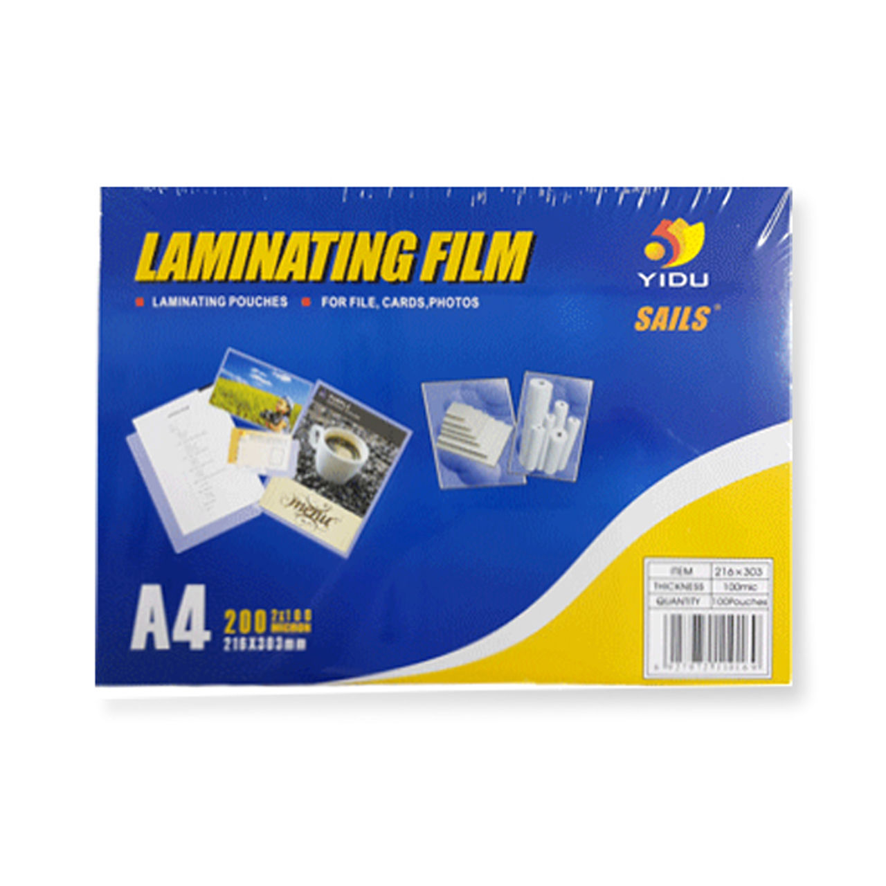 Laminating Pouch A4 216 x 303mm 100 micro