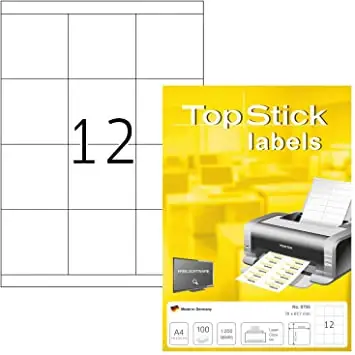TopStick Label - T8709