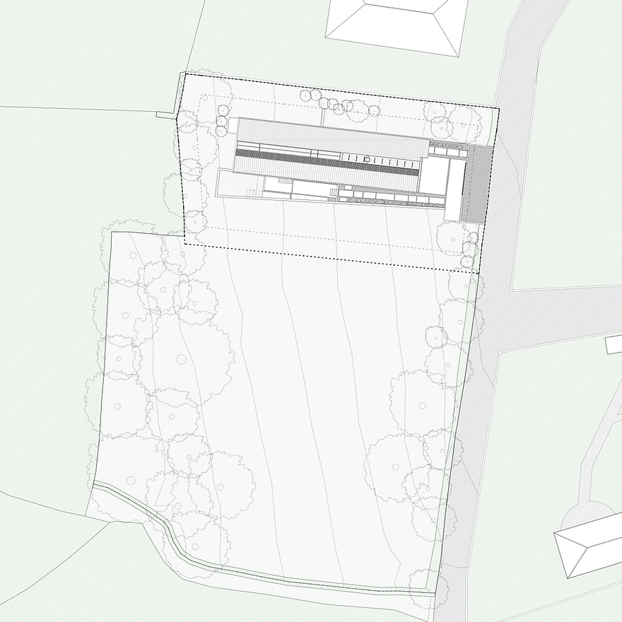 Planta de situación - Vivienda en Sariego