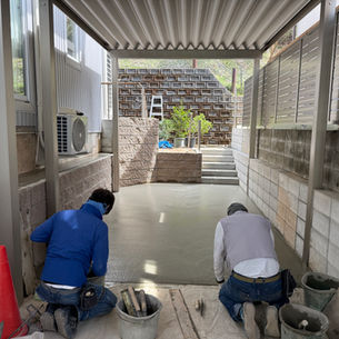 駐車場を1台分増設、エクステリアリフォームの件