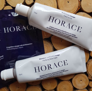 Lingettes, exfoliant et masque Horace : mon avis sur ces 3 produits.