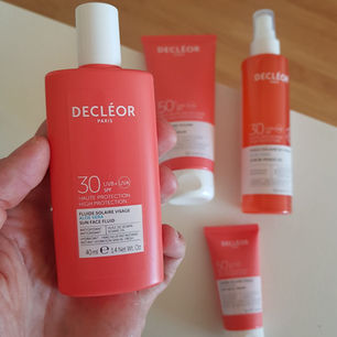 Nouvelle gamme de soins solaires Decléor, mon avis