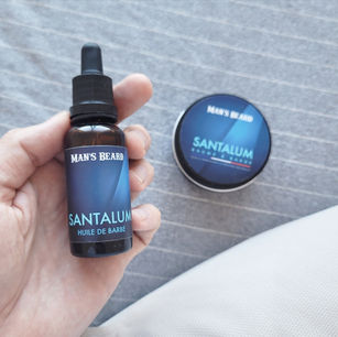 J'ai testé les soins pour barbe Santalum de Man's Beard, mon avis