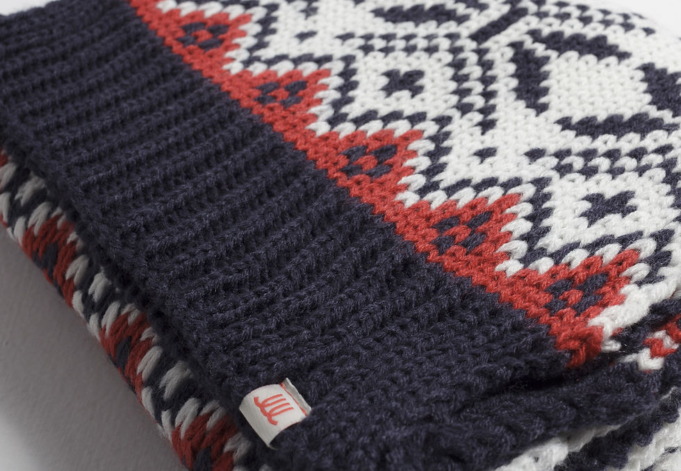 Echarpe homme Grand Jacquard Jules