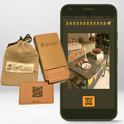 Schnitzeljägerei - Kartenset für Schnitzeljagd Schatzsuche App