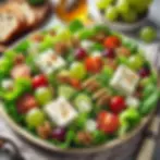 Ziegenkäse-Trauben-Salat