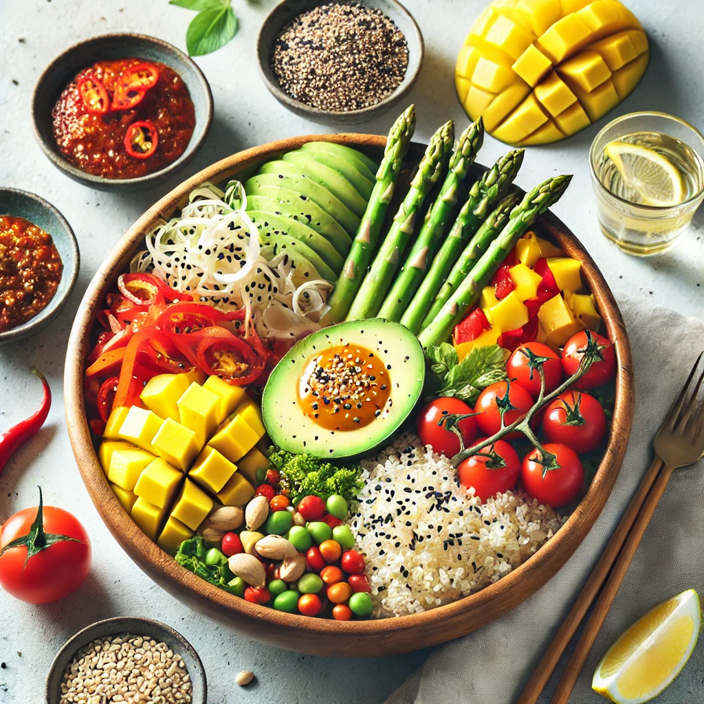 Arranged Food and Objects