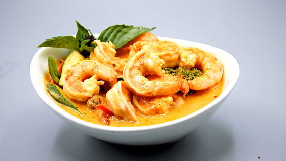 Panang shrimp