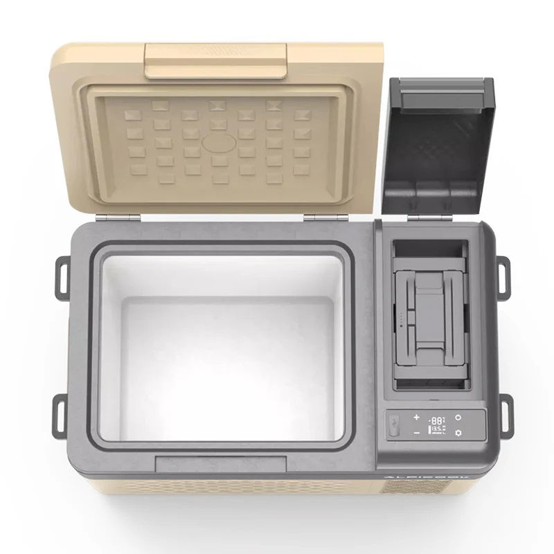 Miniatura: Vista superior abierto Refrigerador Portátil Alpicool RT25