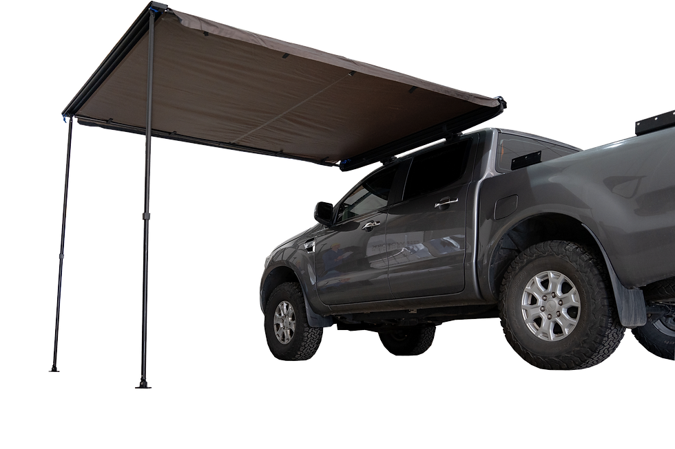 Miniatura: Vista inferior toldo para auto armado