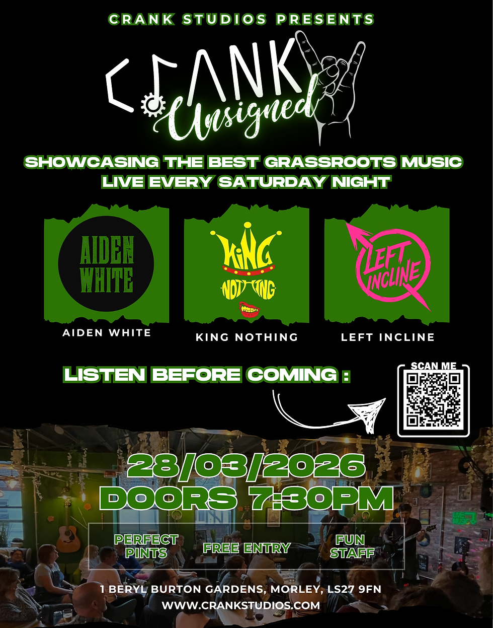 Crank Unsigned - Aiden White // King Nothing // Left Incline