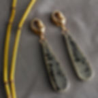 Thumbnail: Delicate Shell Fragment w/ Montana Agate Drops