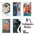 Plantillas para Stories Peluquerías