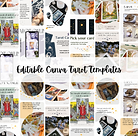 Plantilla editable tarot