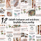 Plantillas editables joyas