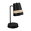 Miniaturebillede: VENEZIA SORT bordlampe 1xE27