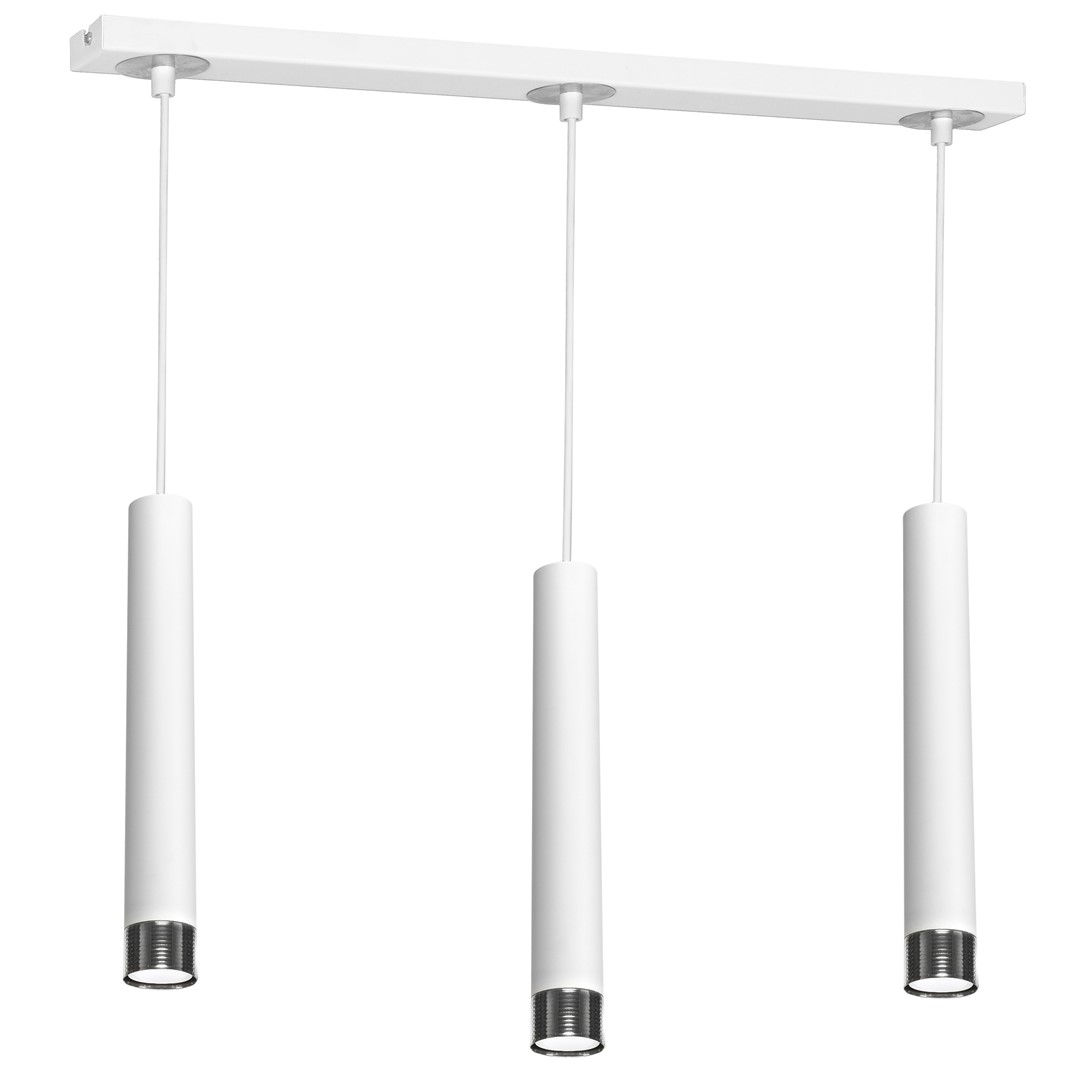 DANI WHITE/CHROME 3xGU10 hængelampe
