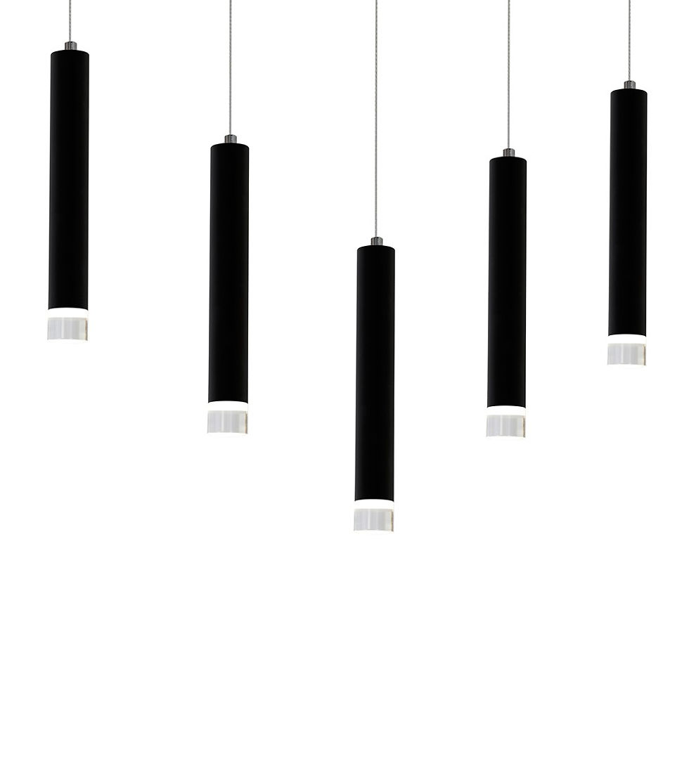 Miniaturebillede: CARBON HÆNGELAMPE 5X5W LED