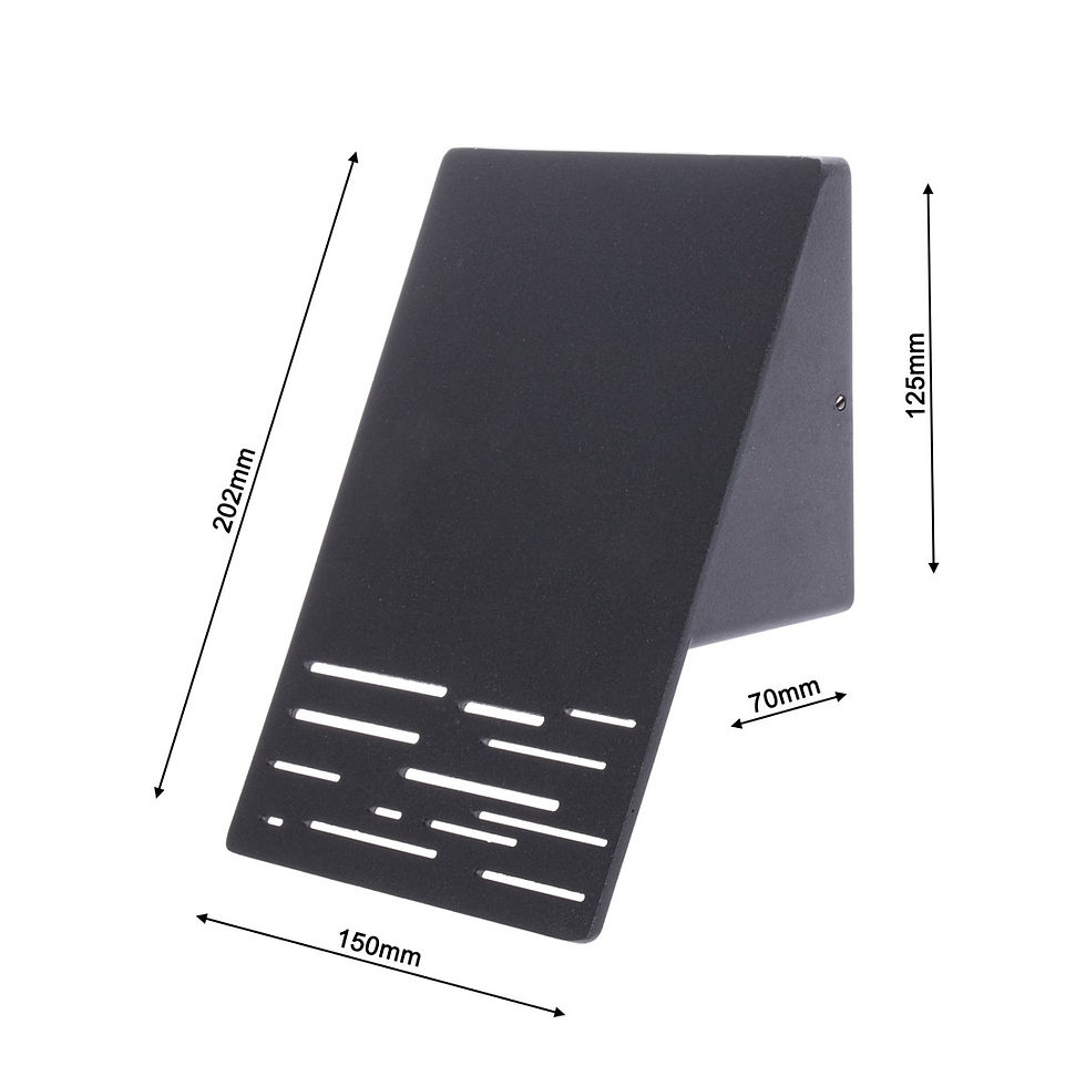 Miniaturebillede: LINE 10W LED grå facade lysarmatur