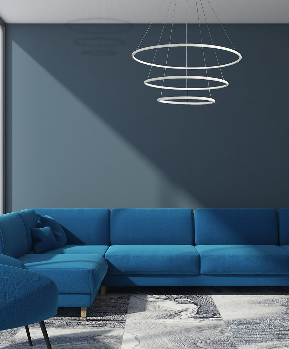 Miniaturebillede: ORION HVID 99W LED HÆNGELAMPE
