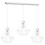Miniaturebillede: KURV HVID hængelampe 3xE27