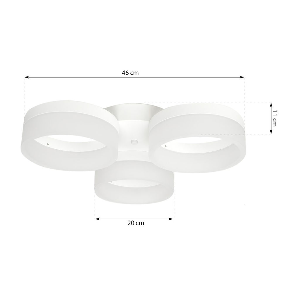 Miniaturebillede: RING LOFTSLAMPE 36W LED