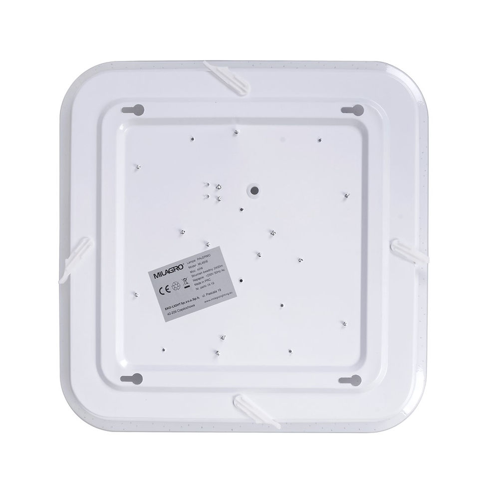 Miniaturebillede: PALERMO 72W LED loftslampe, dæmpbar + fjernbetjening