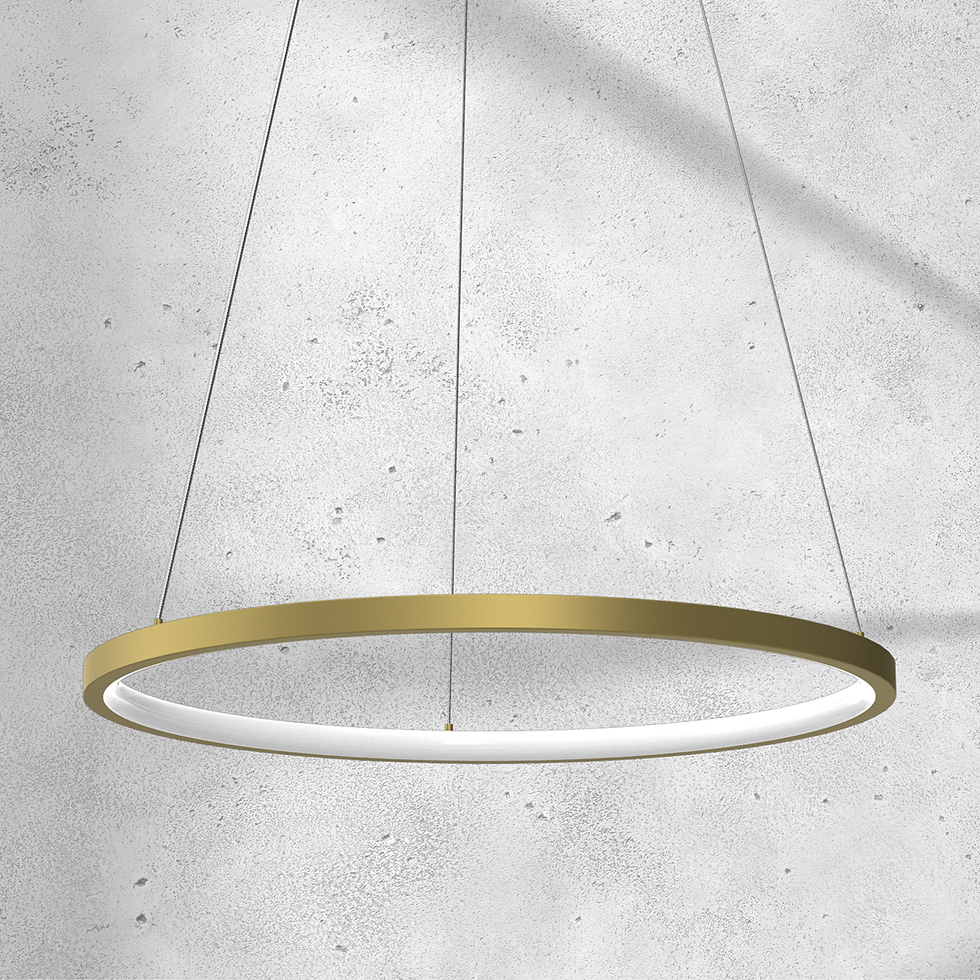 Miniaturebillede: ROTONDA GOLD 27W LED hængelampe