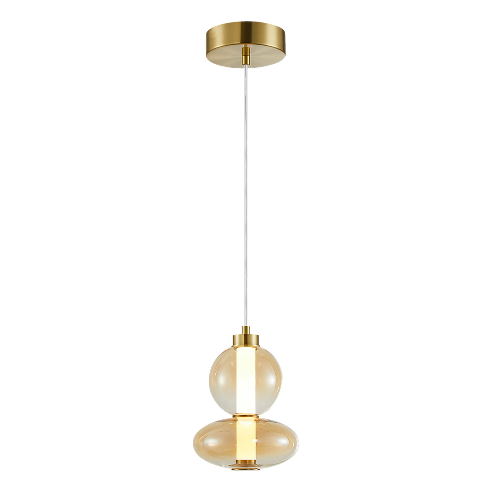 Miniaturebillede: DAPHNE AMBER 12W hængelampe