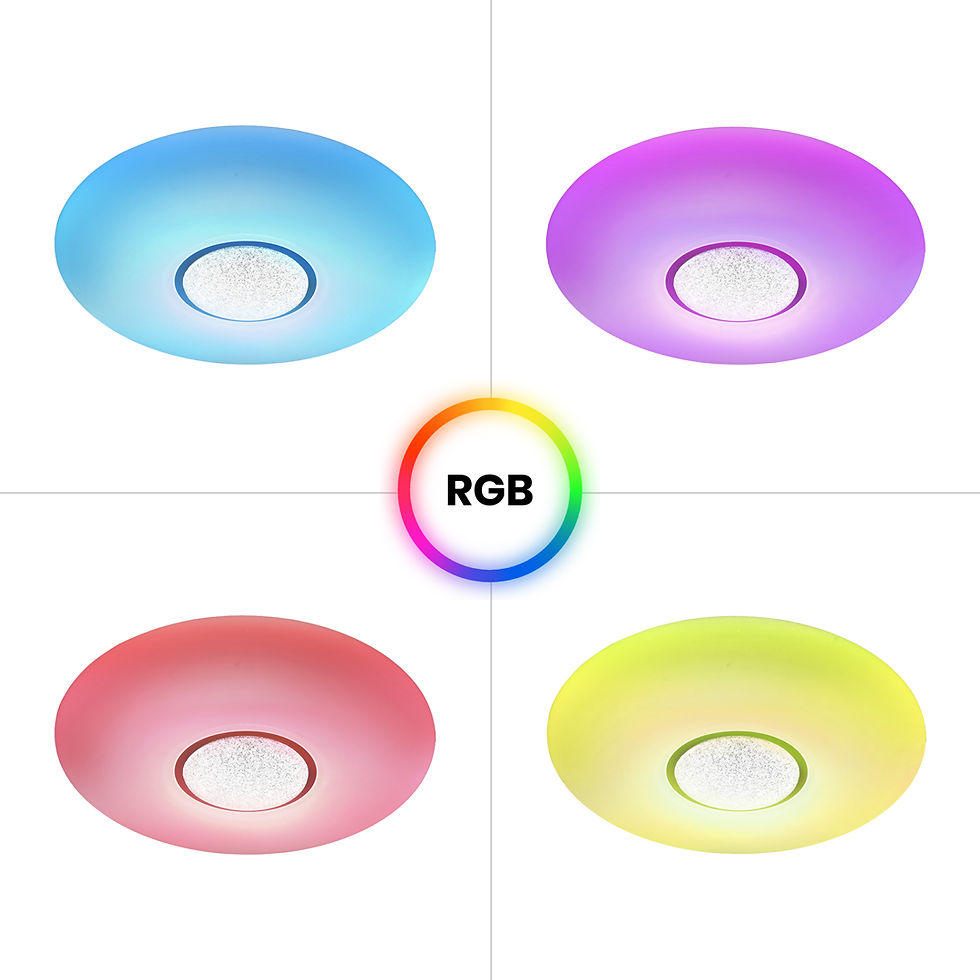 Miniaturebillede: VELA SMART loftslampe Ø420 mm 24W LED RGB