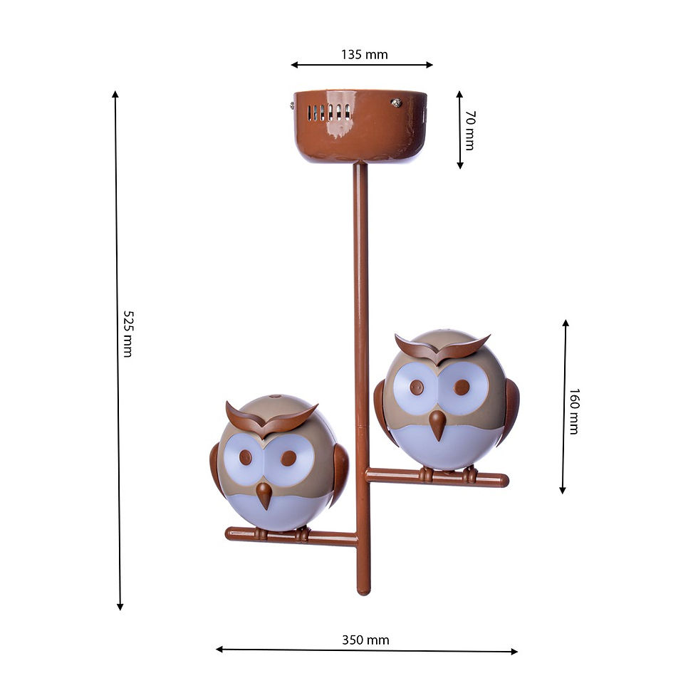 Miniaturebillede: OWL 2XG9 LED LOFTSLAMPE