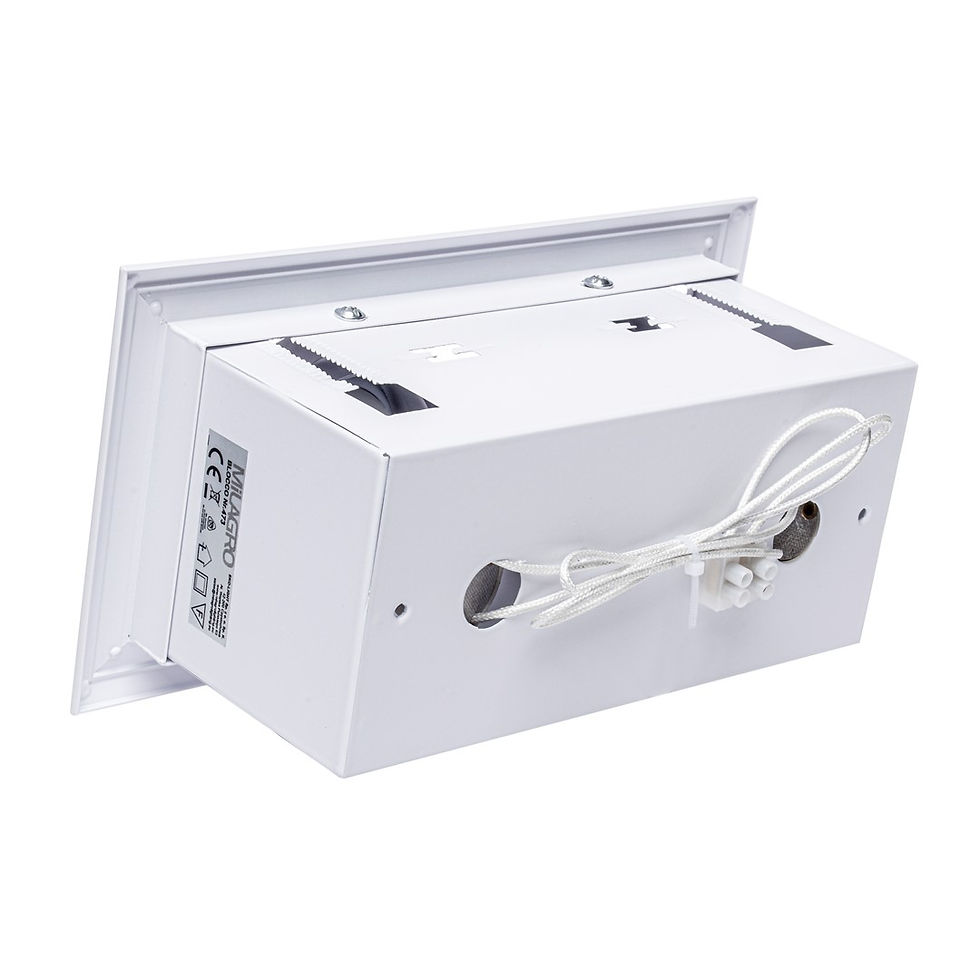 Miniaturebillede: BLOCCO WHITE INDSUKKE-MONTERET LAMPE 2x7W GU10 LED