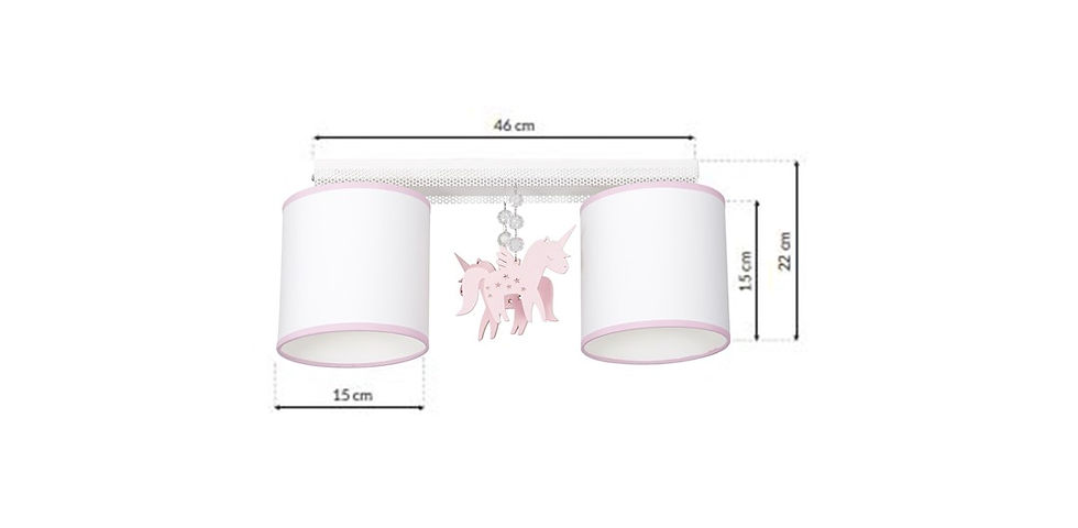 Miniaturebillede: UNI loftlampe 2xE27