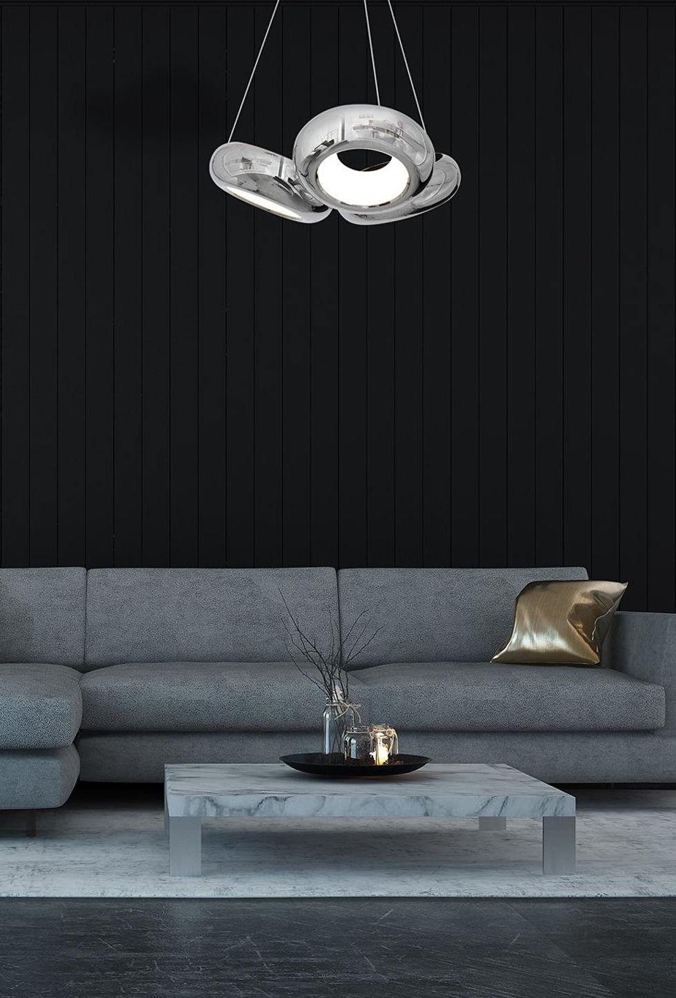 Miniaturebillede: MERCURIO HÆNGELAMPE 36W LED