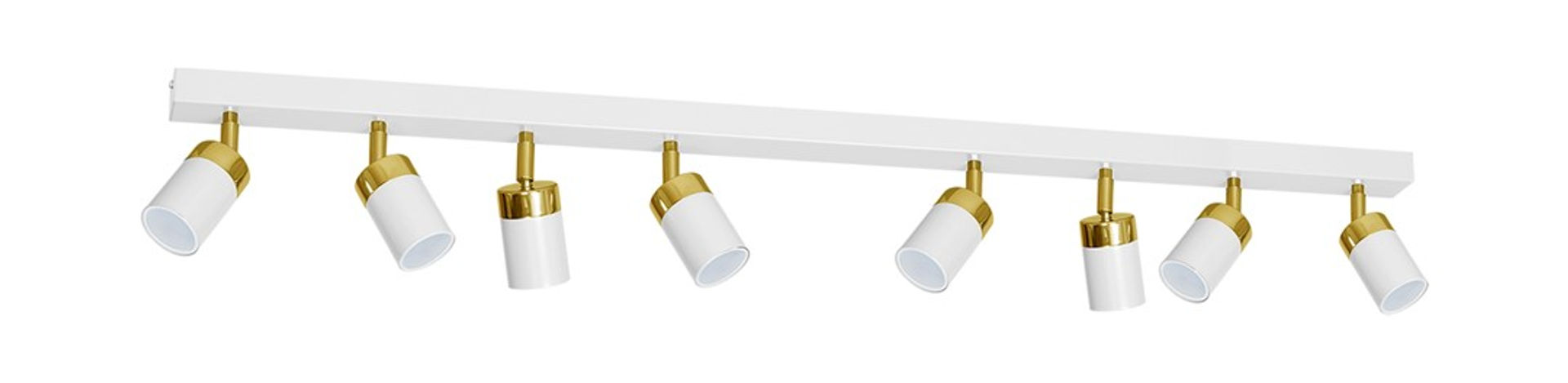JOKER HVID/GULD loftslampe 8xGU10