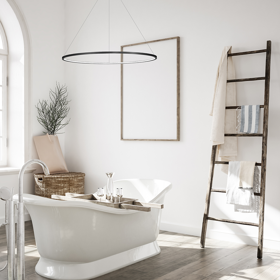Miniaturebillede: Saturno Sort 57W LED hængelampe